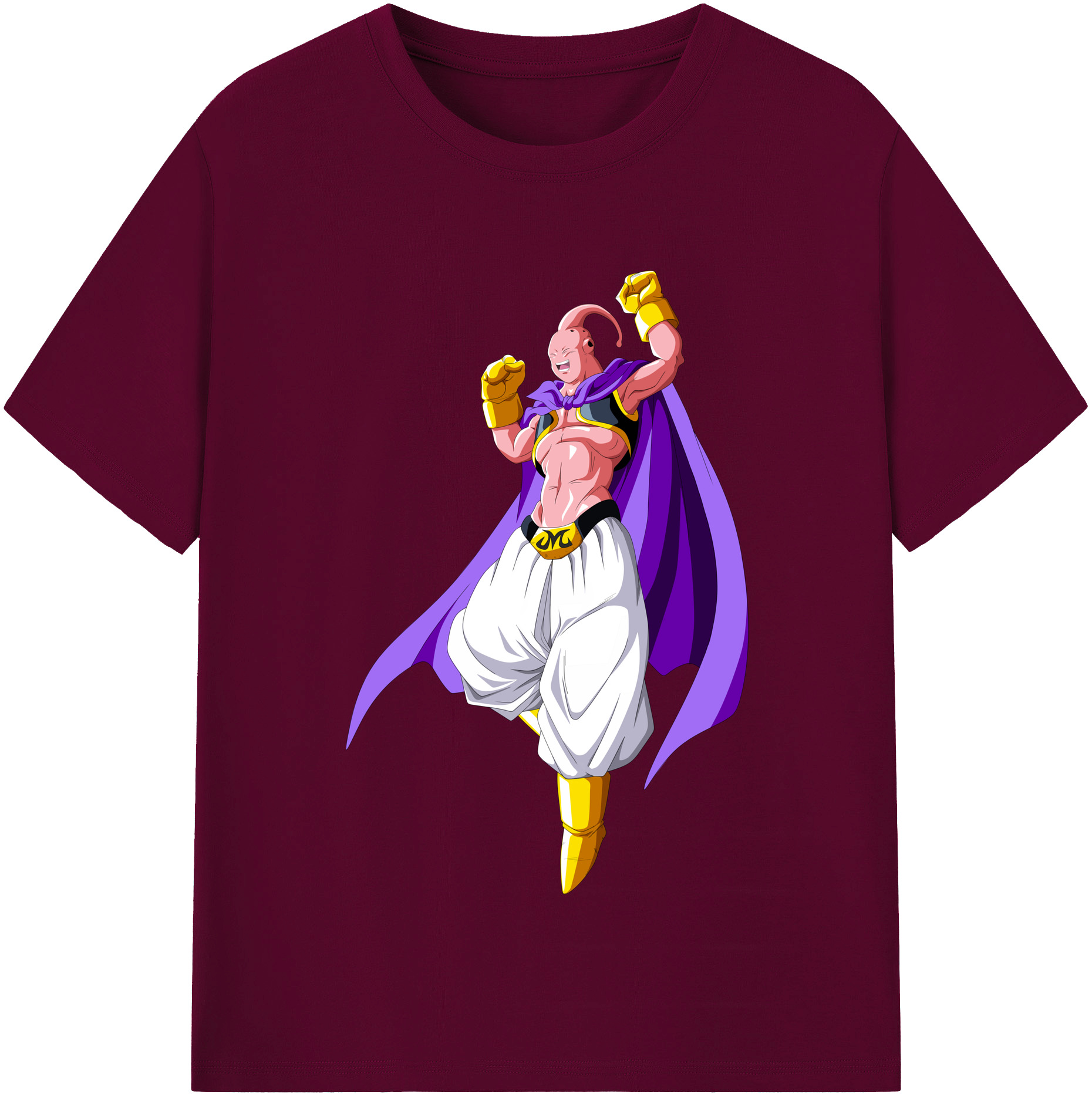 （画像用） ドラゴンボール 魔人ブウ DRAGON BALL Majin Buu レディースカジュアルプリントTシャツ（綿100％）
